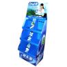 Buy cheap Snack Corrugated Cardboard Display Blue / Green Color Knocked Down Packing from wholesalers