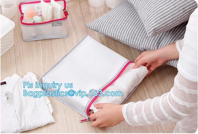 Nylon Mesh Makeup Bag Ladies Cosmetic Bag, nylon mesh fabric/mesh cosmetic bag, Promotional Mesh Cosmetic Bag