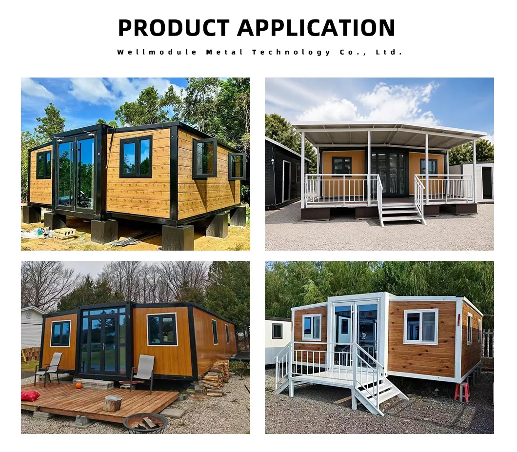 Expandable container house modular expandable design offering flexibility and convenience for multiple application needs