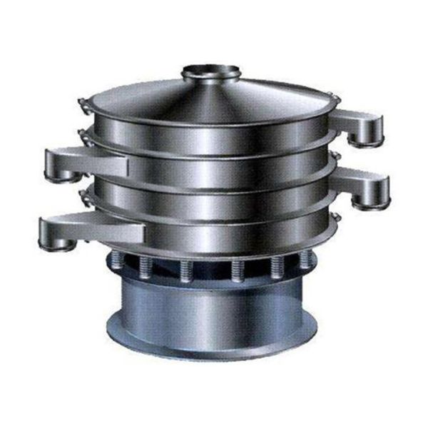 Quality 2 Layers Vibrating Sieve Screen Machine Double Deck Rotary Electric for sale