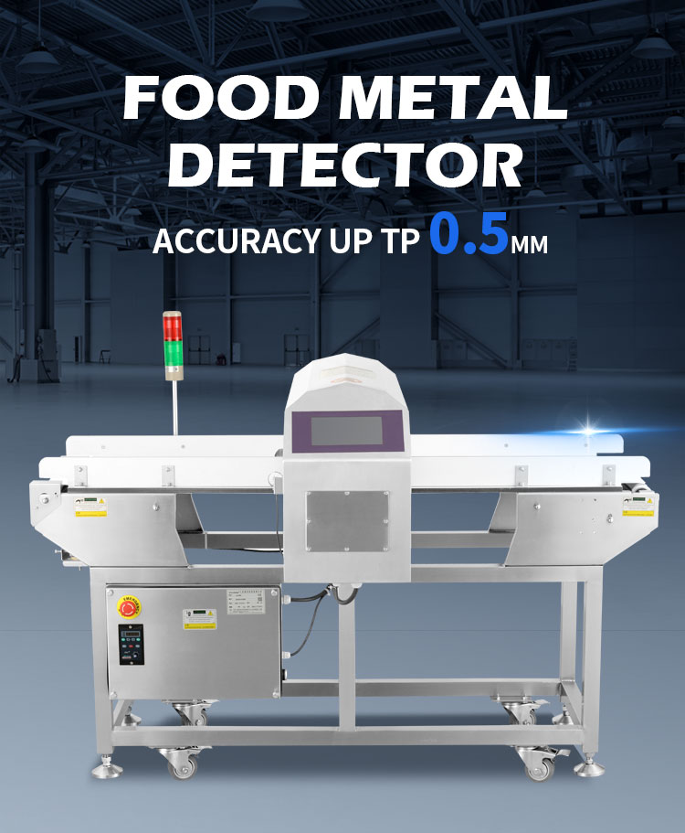 Factory Seal High Sensitivity Conveyor Belt Metal Detector For Food Customizable Oem