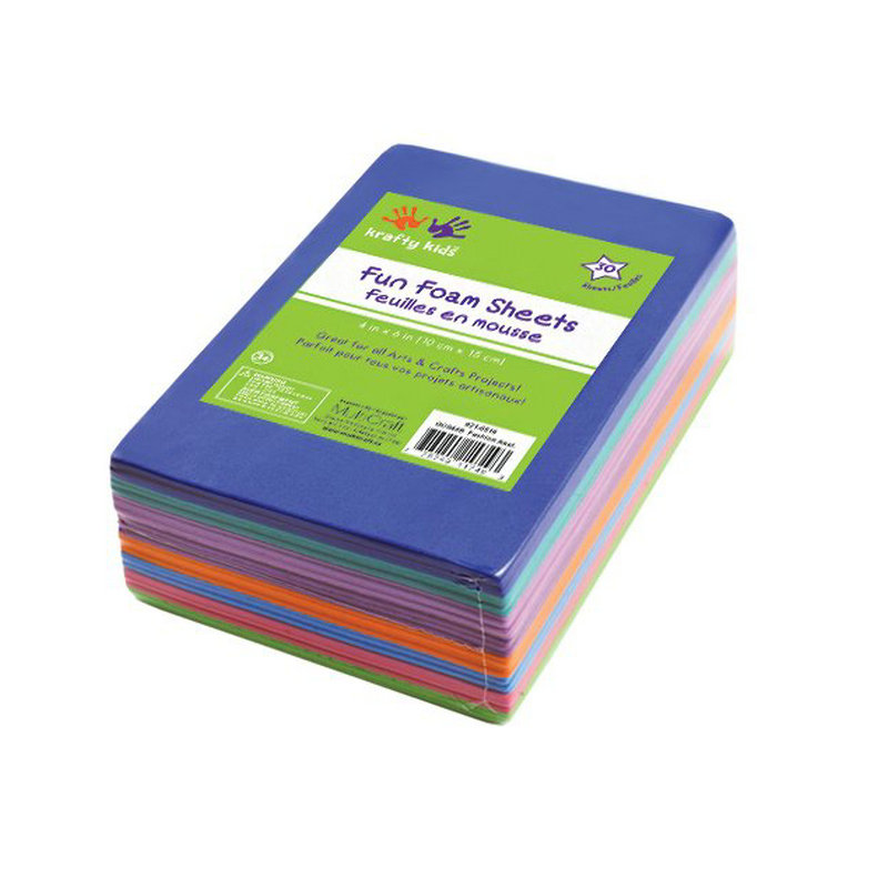 Colored EVA Craft Foam Sheets Die Cutting 0.5mm / 1.0mm / 2.0mm Thick