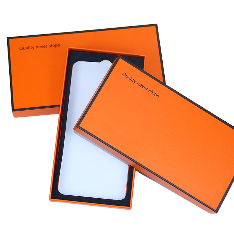 Custom Electronic Product Paper Box with Cardboard Lid Base and Recycled Materials