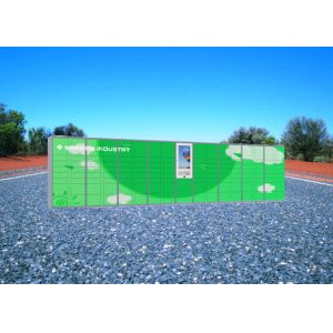 User Friendly Advanced Parcel Electronic Delivery Lockers With Barcode Scanner