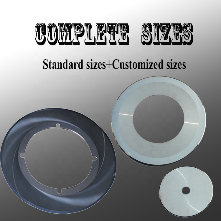 PET Sheet Coil Metal Slit Cutter Cemented Carbide Blade 200mm