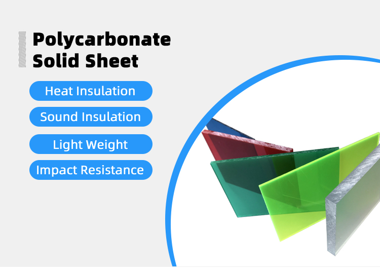 3 5 6 8mm Strong Weather Clear Polycarbonate Sheets for Building Lighting Roof