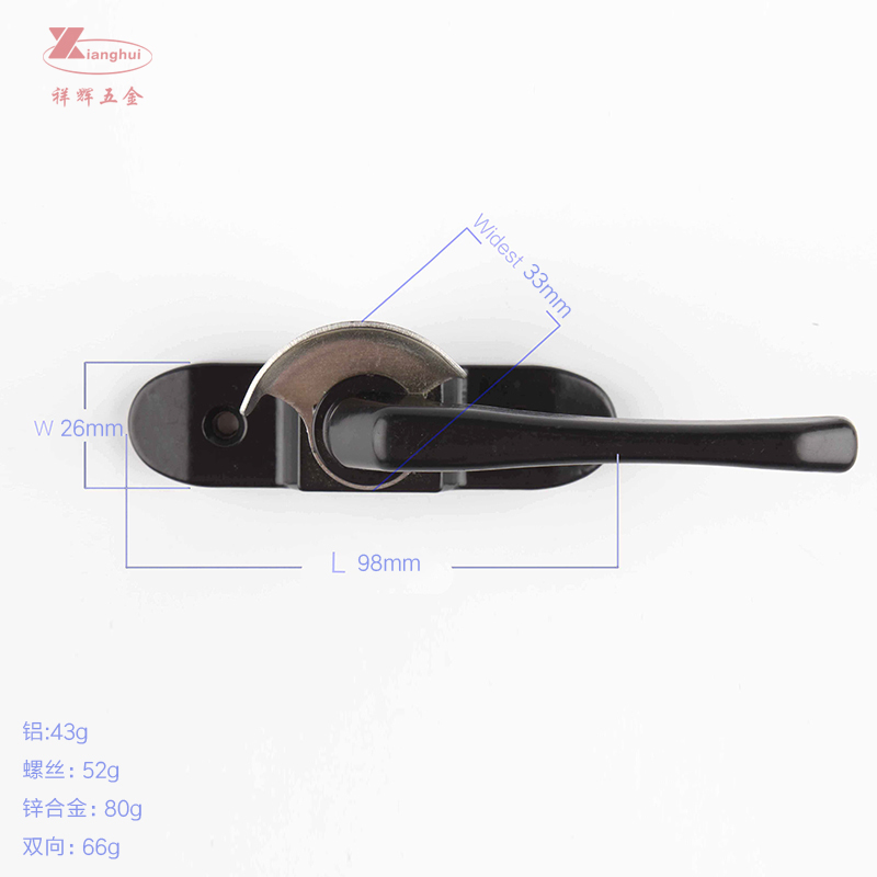 Aluminum Alloy Window Lock The Perfect Combination of Style and Security