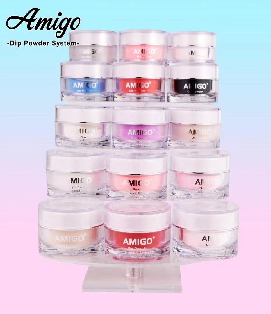 20 Colors Acrylic Nail Dip Powder Kit System 10g Dry Fast