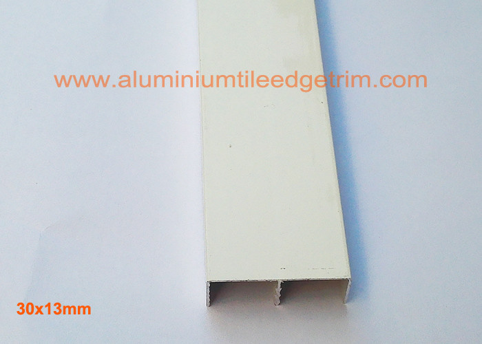 Listello Border U Shaped Aluminium Profile Powder Coating Surface Customized