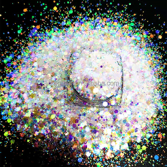 Polyester Christmas Decoration Supplies Free Samples FC FCC F NIB Glitter Mixes Shape and Benefit