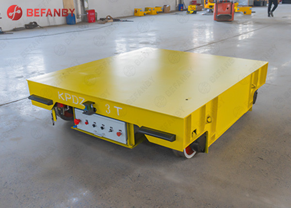 Self Propel Hand Pendent Q235 50T Rail Transfer Cart
