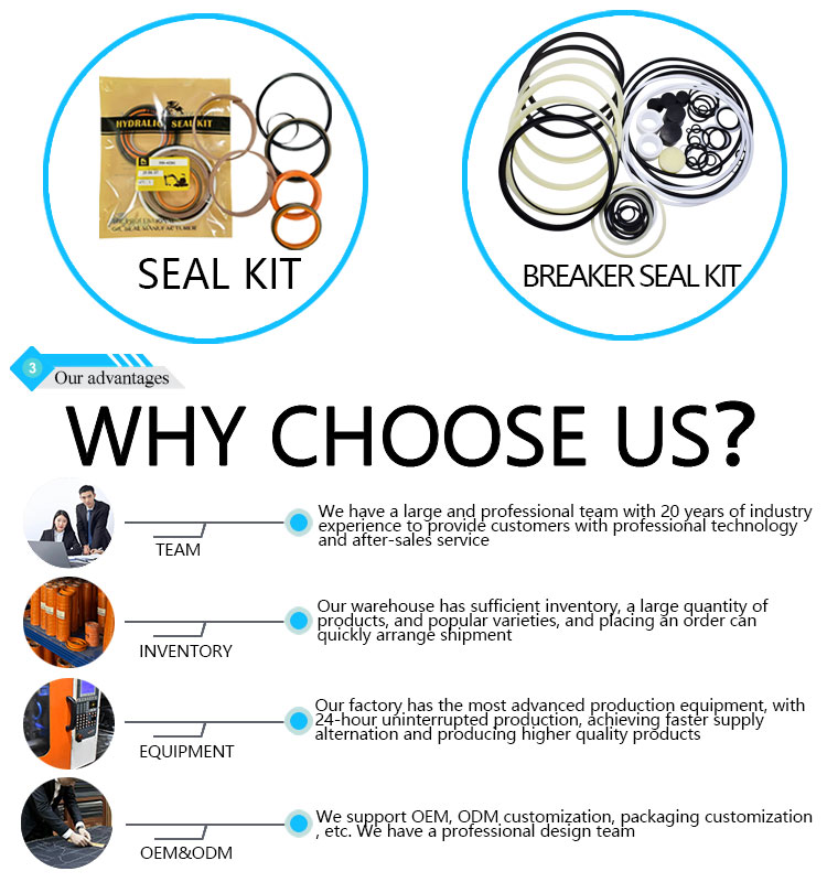 Oil Seal Kit for Excavator 561-40-00200 in Construction Works