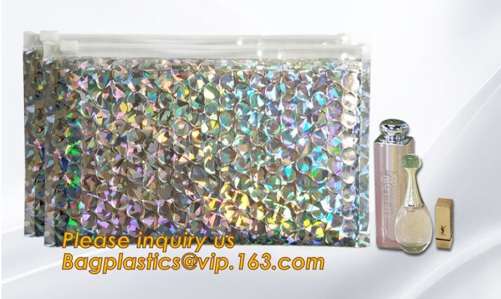 Flat Envelopes Zip lock Bubble Bag, Low Price Most Popular Bubble Slider Bag,Plastic PE Material Mailer Slider Air Ziplo
