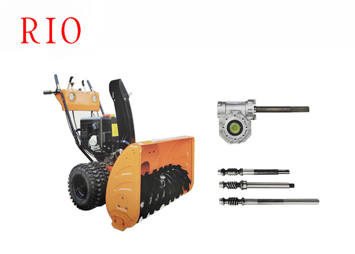 Aluminium Worm Gearbox Reducer Vf63 For Snow Sweeper Equipment Using