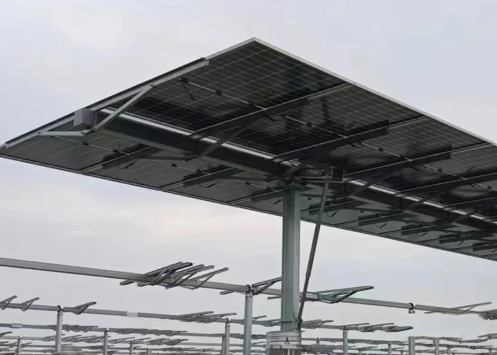 10kw Single Axis Tracking System Steel Power Frame System Solar Panel Tracker Mount