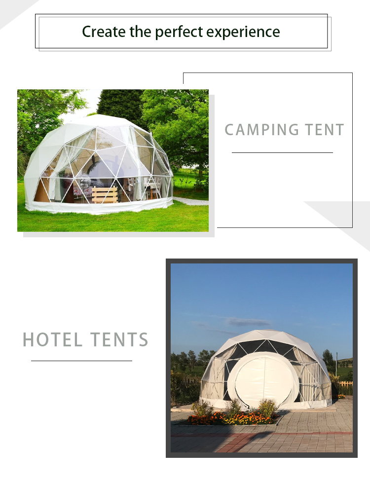 Hotel Inflatable Air Dome Tent Waterproof Camping With Bathroom