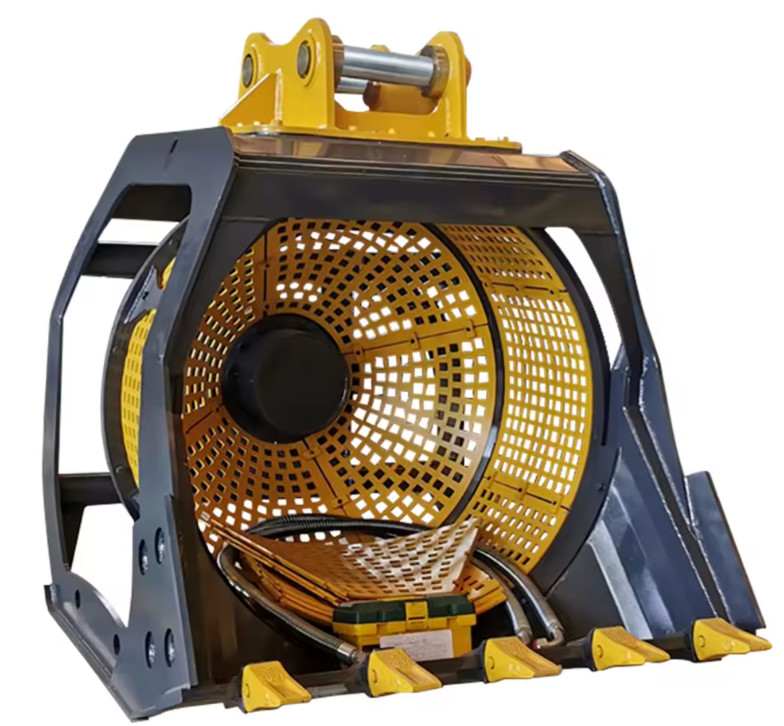 Rotary Screening Bucket Sieving Screening Bucket For 28-38tons Excavator