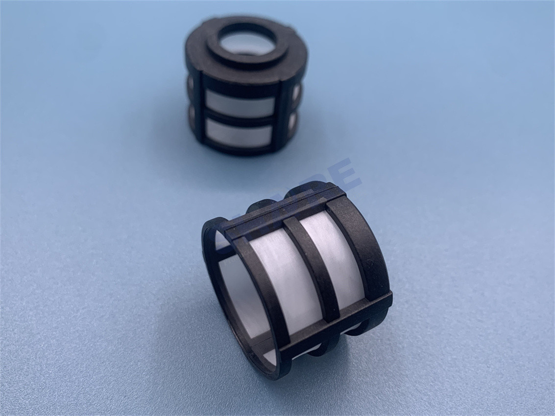 Custom Polyester Filter Mesh Cylinder Tubes Vertical Oblique Seam Ultrasonic Welding
