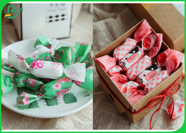 Food Grade Paper Roll FSC & FDA 35g White Kraft Paper + 10g PE Coated For Candy Package