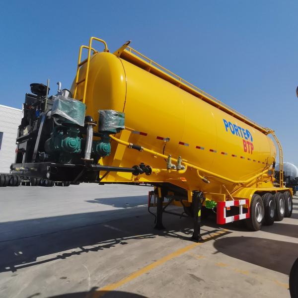 Jost Kingpin Flour/Powder Material Transport Tank/Tanker Heavy Duty Truck Semi