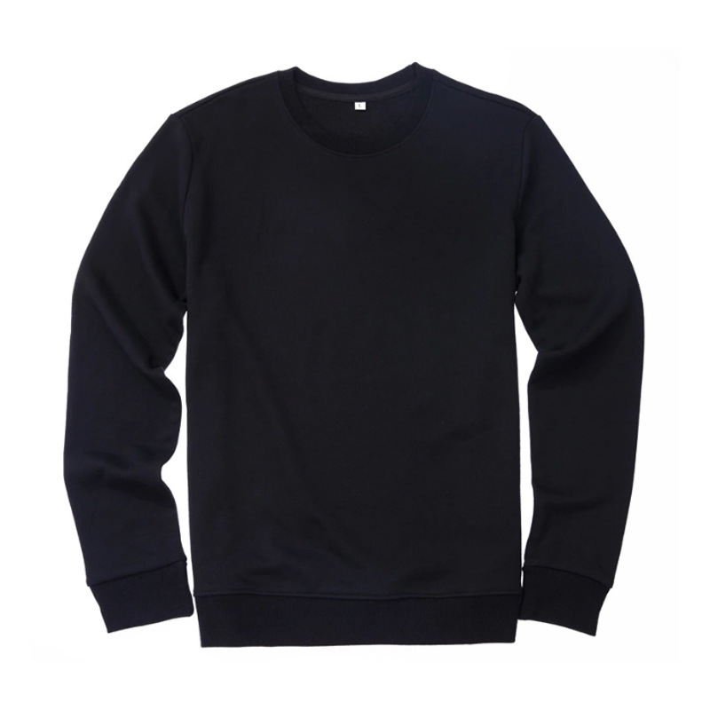 wholesale blank men's french terry wholesale crewneck sweatshirt