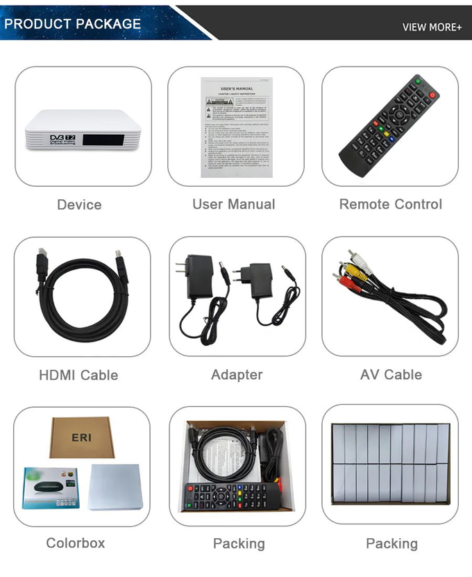 EPG Auto Search Dvb T2 Hevc Decoder Box Receiver 0