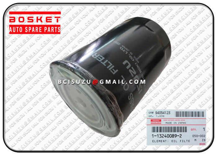 Fsr13 6BG1 Isuzu Filters Oil Filter Element 1132400892 1-13240089-2 , Net Weight 0.9 KG