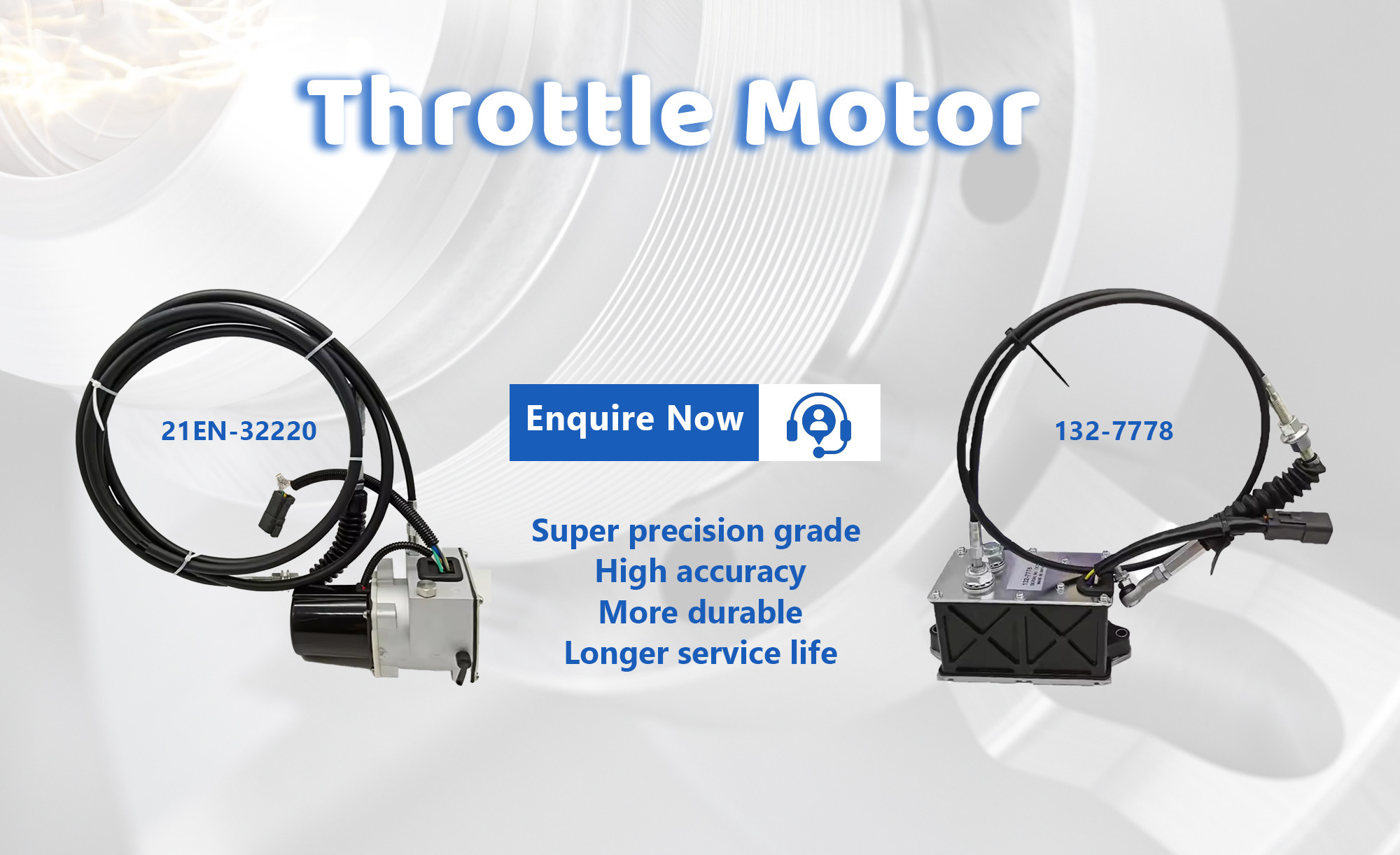 Excavator Spare Parts Throttle Motor 483-7810 4837810 for Excavator 320D2 312D2 Throttle Motor