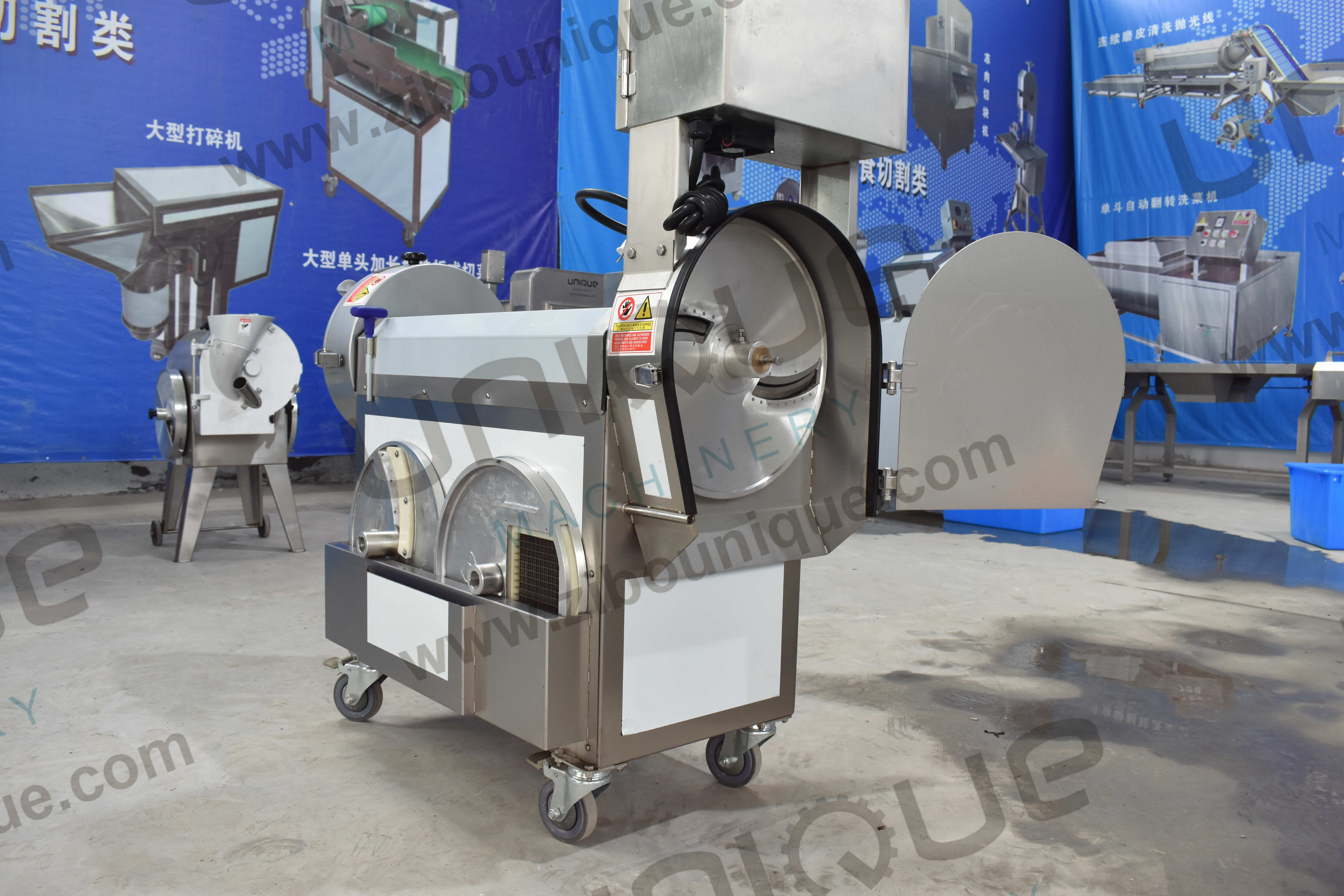 Stainless Steel 304 Leafy Vegetable Salad Cabbage Coleslaw Cutting Machine for Online Support