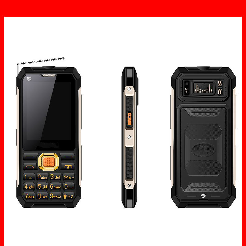 2.8inch free TV rugged feature phone with 2800mAh long time standby battery Analog cell phone