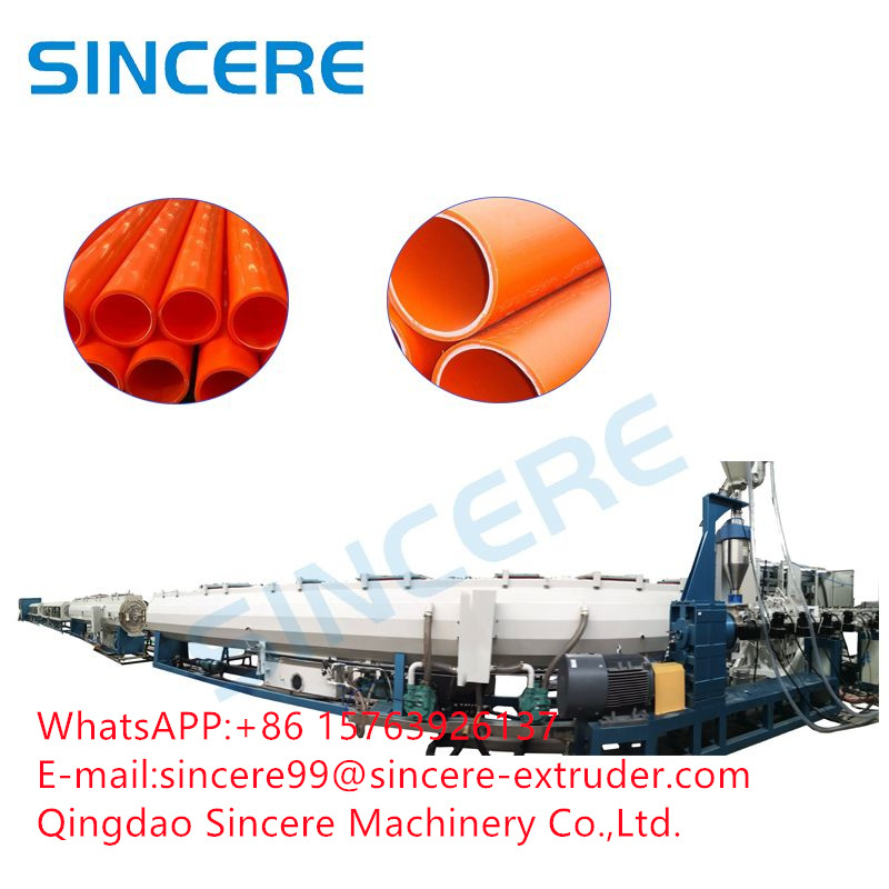Single Wall Corrugated Plastic Pipe Extrusion Line MPP PPR PP Pipe Production Line