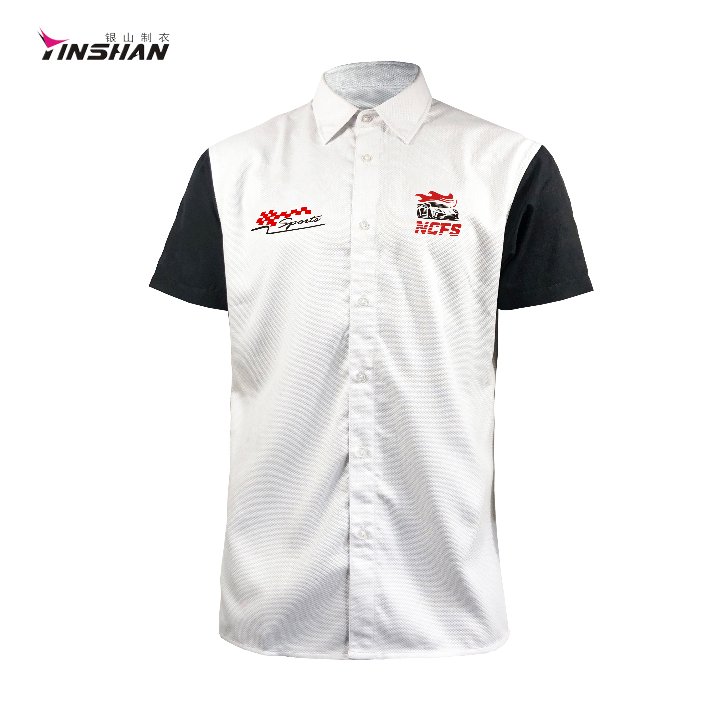 Custom Graphic Logo Design Breathable Sports Racing T-shirt for Performance Enhancement