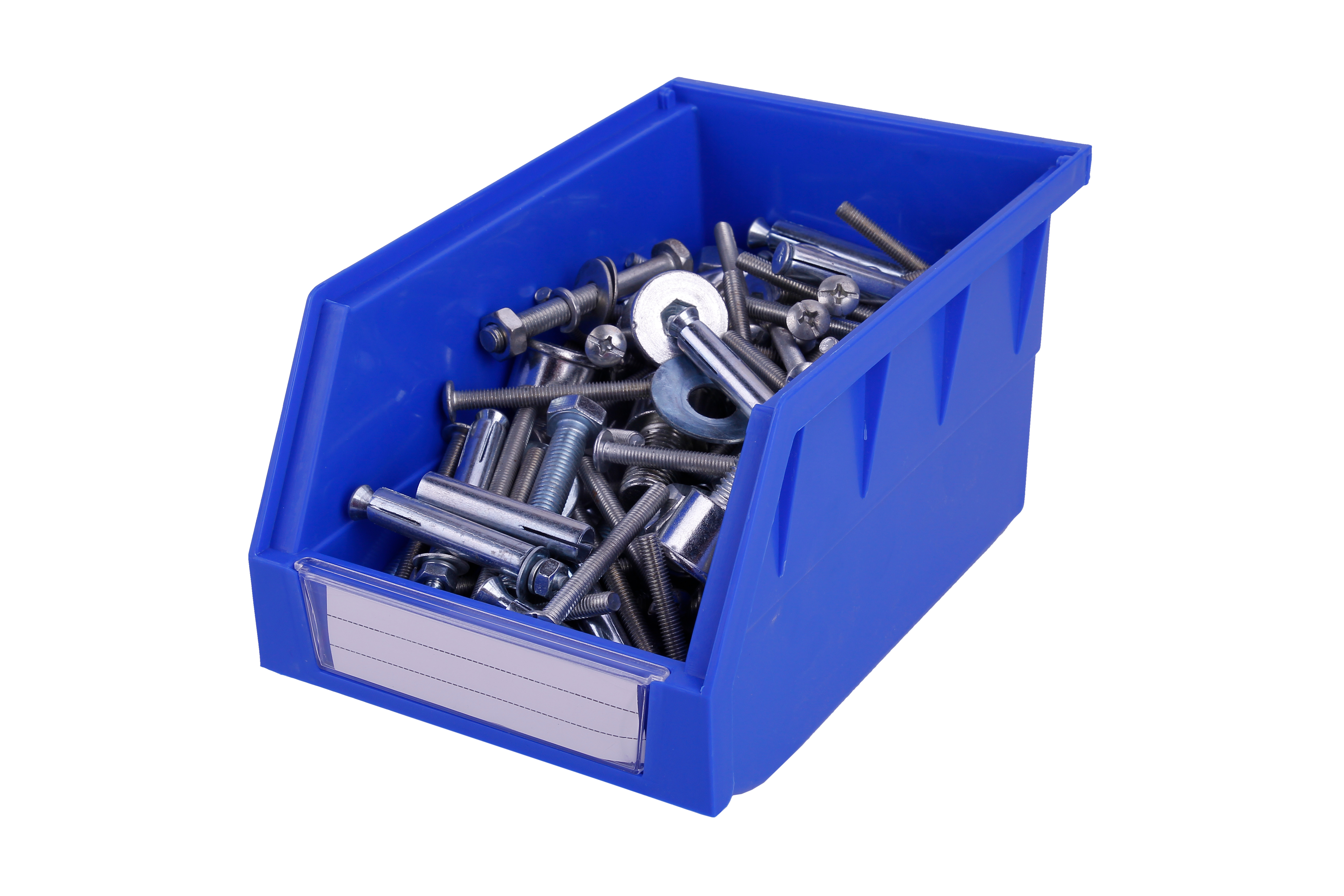 Solid Box Style Hanging Plastic Containers for Workbench Spare Parts Tool Storage