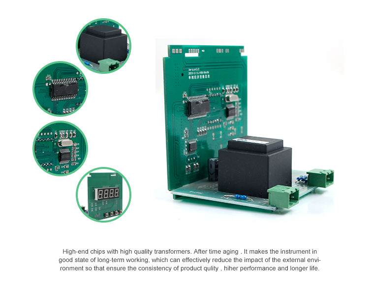 Settable Alarm Intelligent Single Phase Frequency Meter Measurement