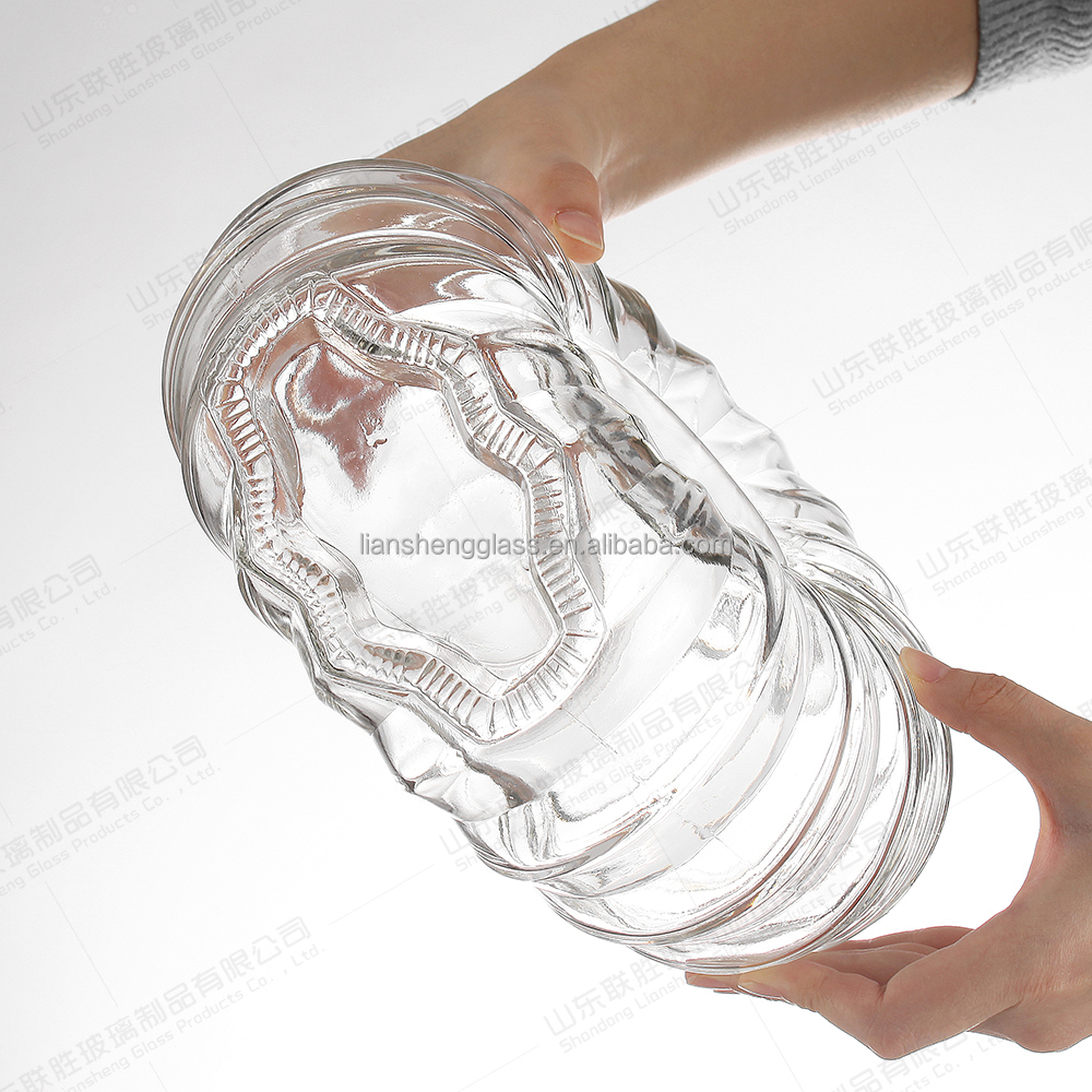 Acceptable Customer's Logo Wine Glass Bottle with Cork 750ml