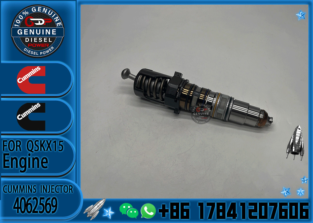 Common Rail Fuel Injector 4062569 1521978 1764364 4030364 4088723 4954434 For CUMMINS QSX15 ISX15 X15