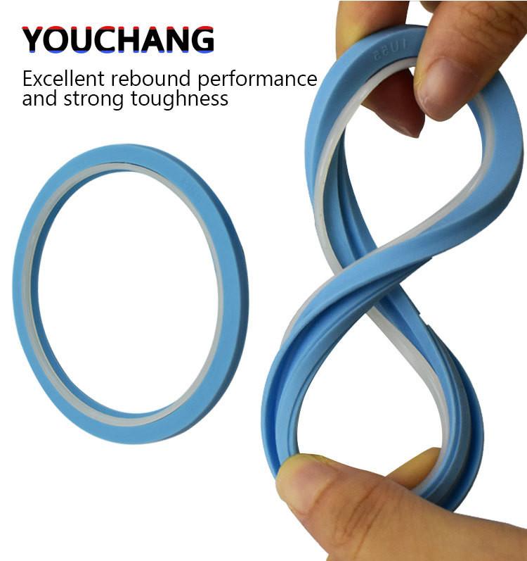HBY 110 X 125.5 X 6MM Rod Buffer Seal Urethane PU With Backup Ring Rubber Seal