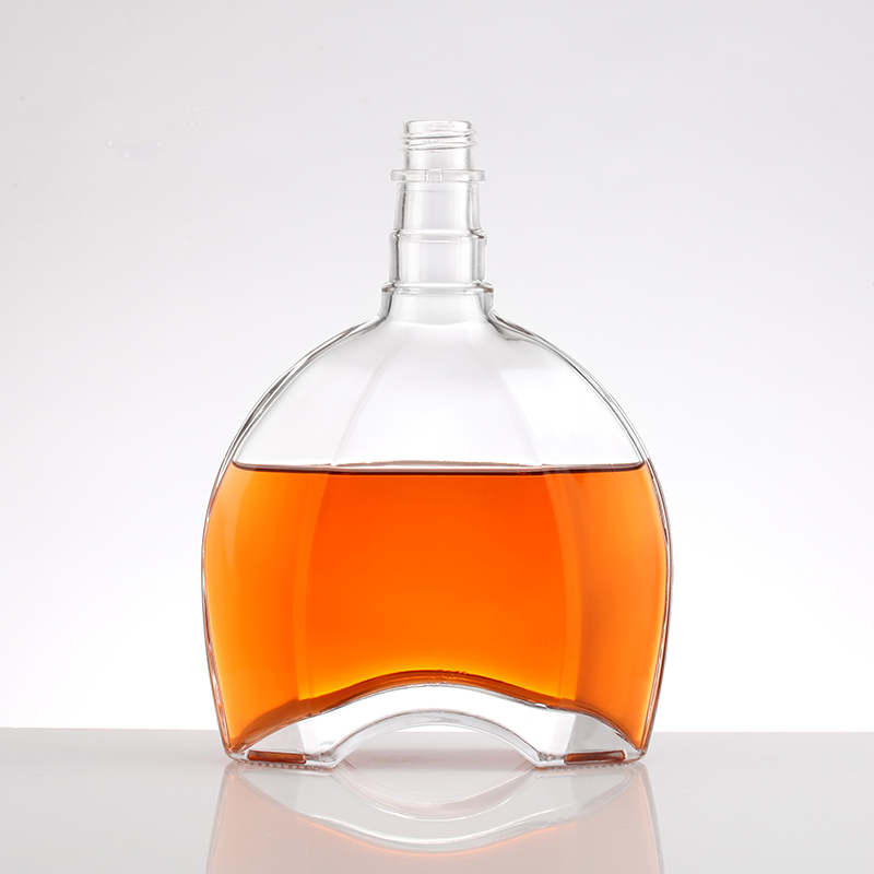 Aluminum Plastic PP Collar 100ml Glass Bottle Whisky for Beverage Industry