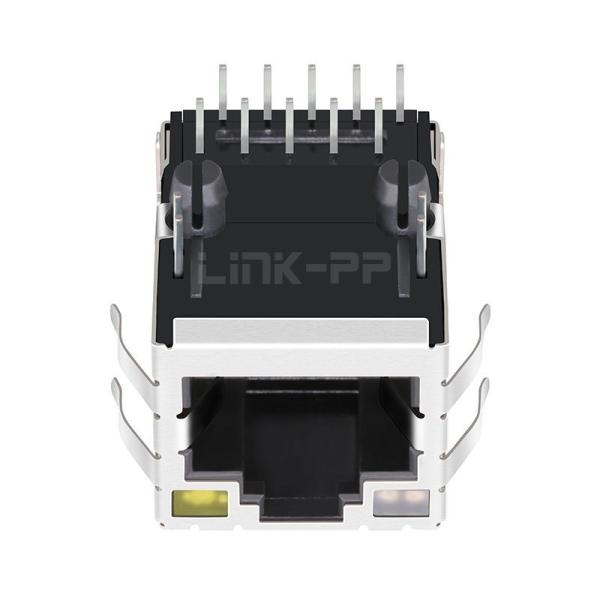 LPJK7036-1A98NL 1000 Base-T Tab Up Orange&Green/Yellow Led Single Port