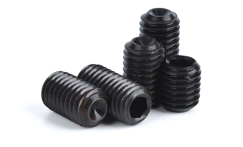 DIN916 Class 12.9 Alloy Steel Hexagon Socket Drive Cup Point Set Screws