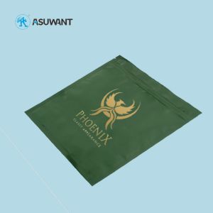 China Resealable Flat 3.5G MOPP Mylar Cookies Smell Proof Bag on sale