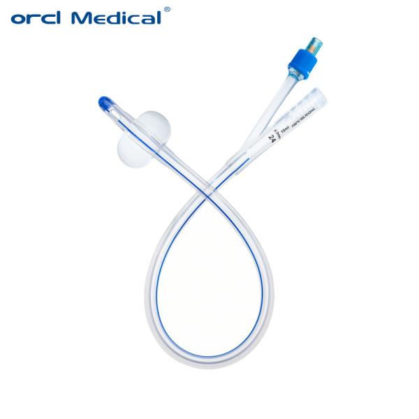 Disposable Sterile 100% Silicone Coated Foley Catheter 2 Way Standard Type Foley