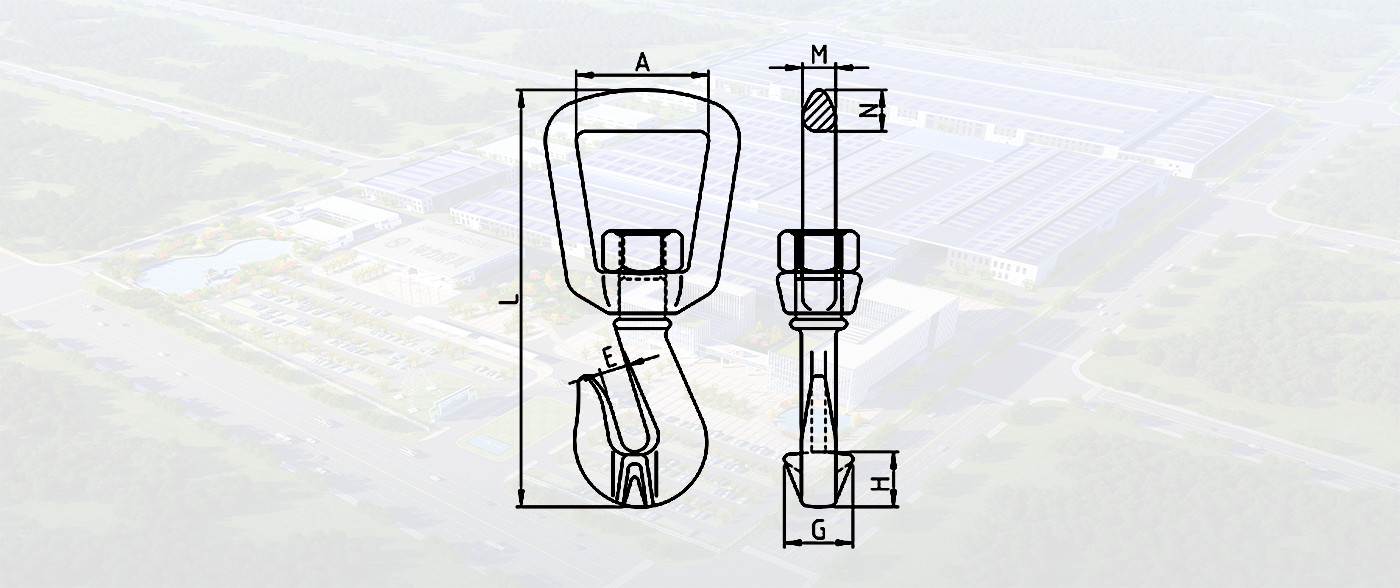 SLR728-ALLOY GRAB HOOK FOR WEBBING