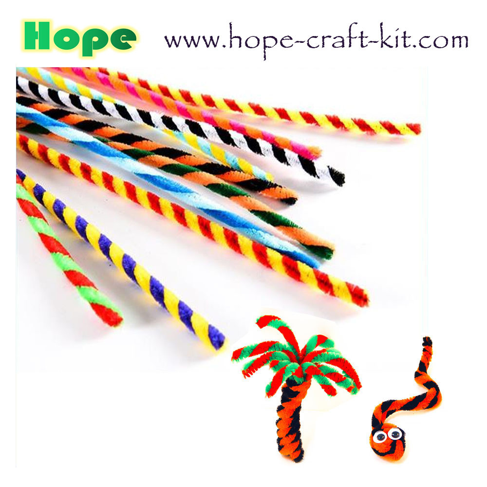 Wavy Wave shape Pipe cleaner chenille stems for children DIY hand craft kit and hobbies STEM INNOVATION material