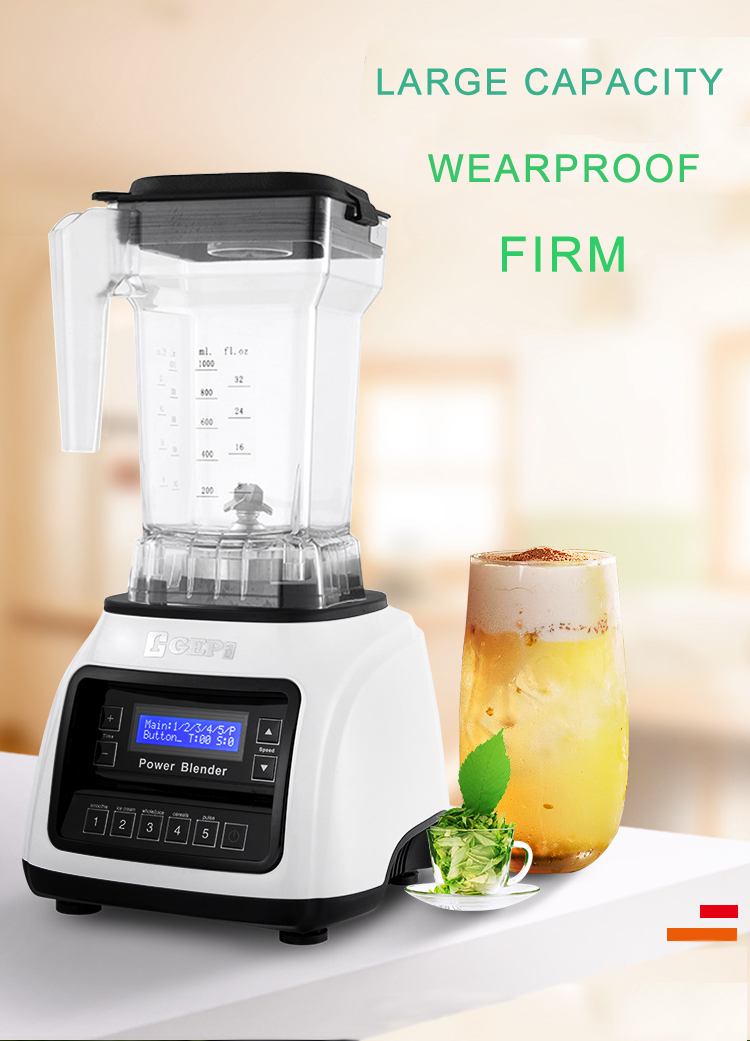 220V Total Crushing Programmable Commercial Smoothie Blender for Smart Kitchen DIY Loops
