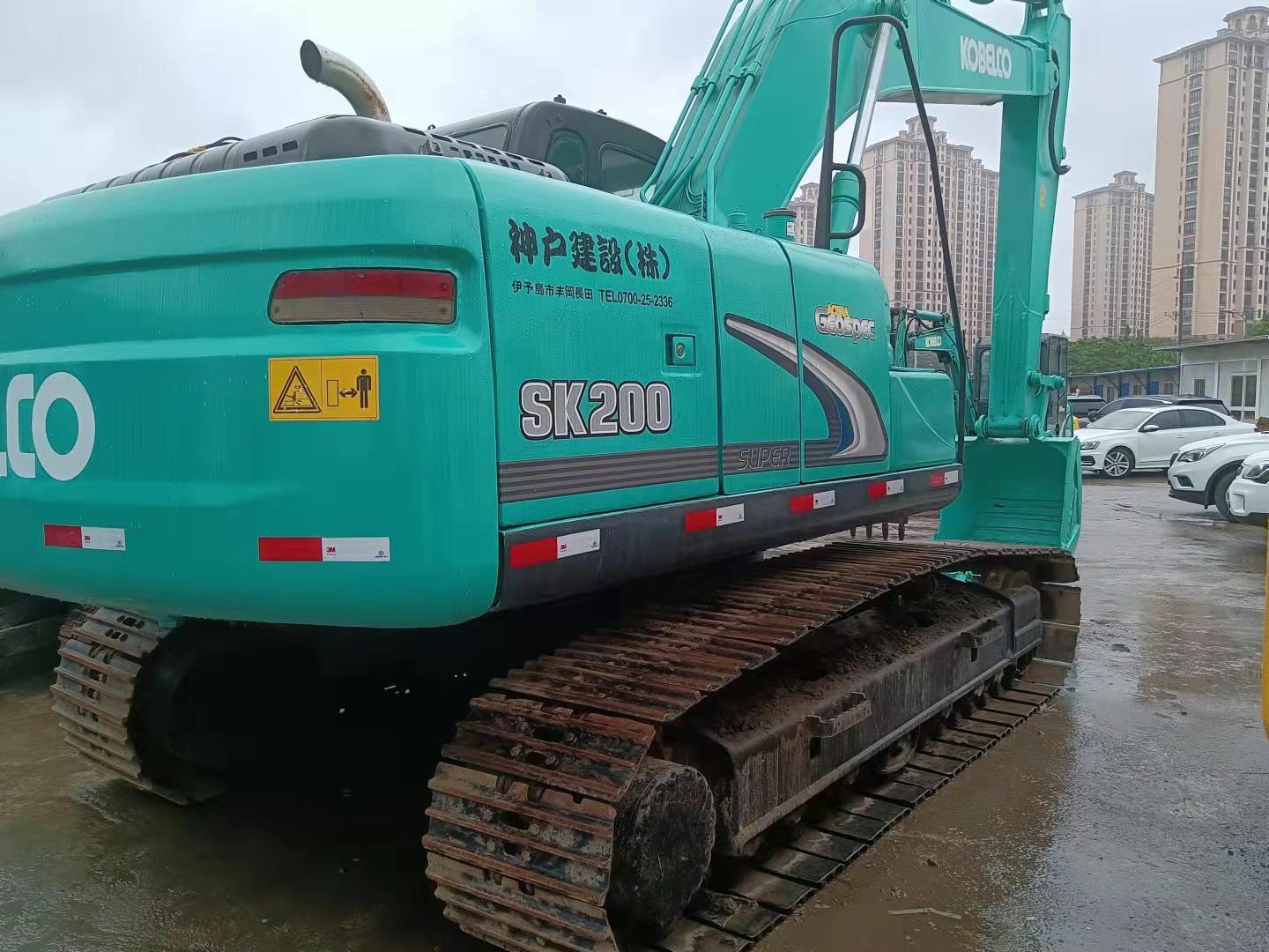 Blue HINO Hydraulic Crawler Excavator 20ton 0.8 Bucket Capacity