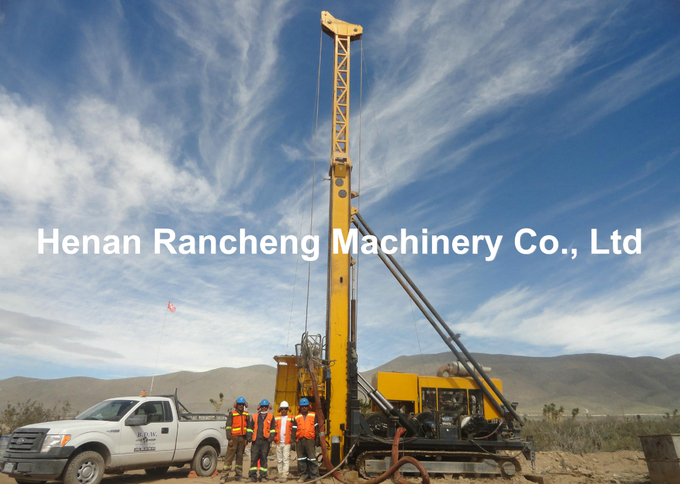Crawler Mounted Core Drilling Machine 1700m - 3000m Depth 370HP Diesel Engine