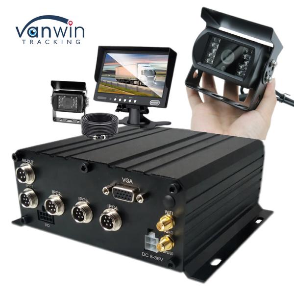 In-Vehicle 4CH AHD 1080P Mobile Surveillance System with HDD Storage & HD