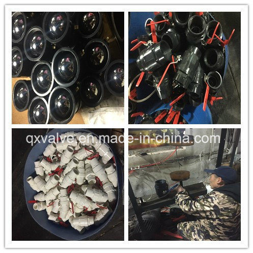 ABS Handle PVC Plastic 2PCS Ball Valve
