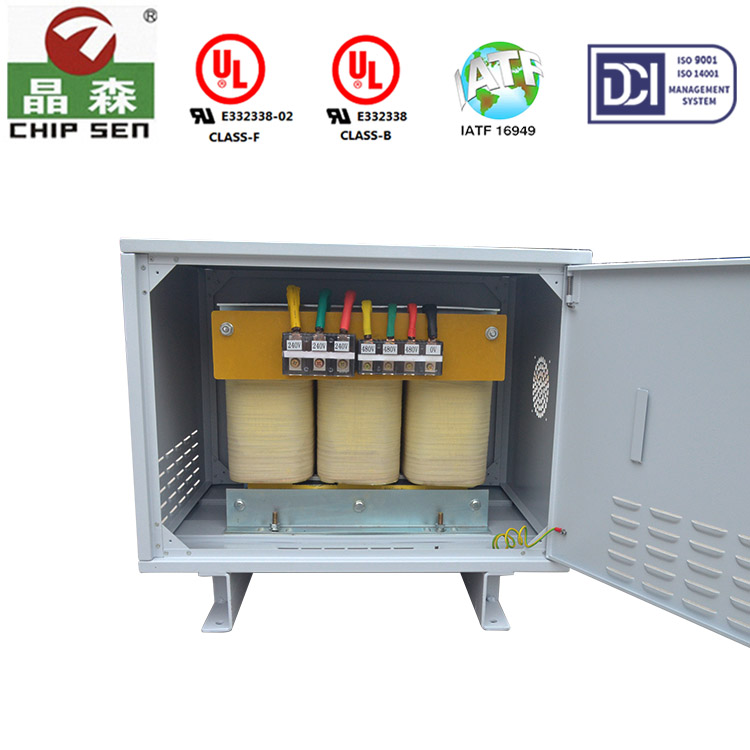 Customized 400V 25kW 3 Phase Transformer 400 to 200V 20kVA Dry Type 11kVA 415V 100kV 50kVA Power Distribution Transformer